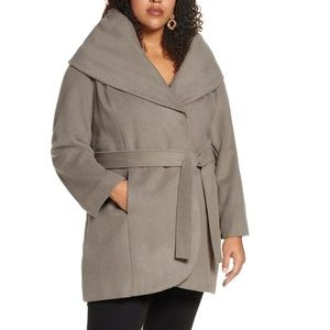 halogen boucle coat